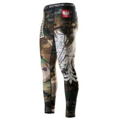 Legginsy sportowe męskie EXTREME HOBBY POLSKA camo. Brązowe bielizna termoaktywna męska EXTREME HOBBY, m, bez wzorów, z elastanu. Za 229.00 zł.