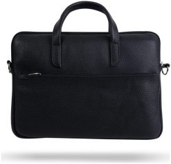 Torba Baltan 14'' czarny. Czarne torby na laptopa damskie BALTAN, bez wzorów, ze skóry. Za 429.00 zł.