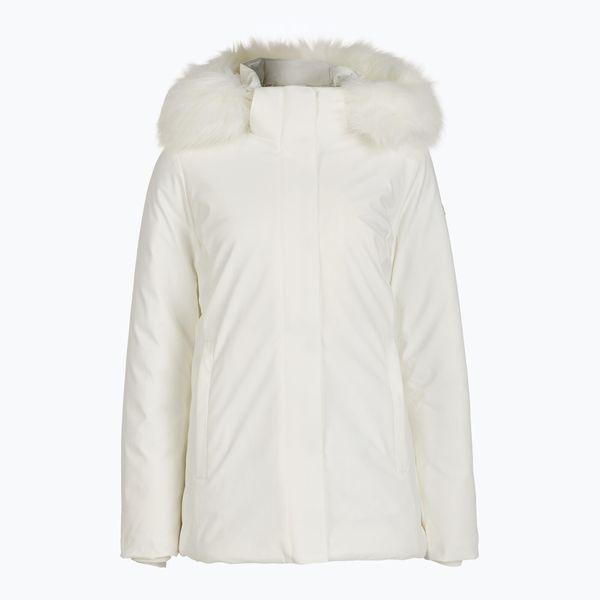 Kurtka ocieplana damska CMP 35K3626F Zip Hood Synthetic Fur. Białe kurtki damskie CMP, bez wzorów, z puchu, bez kaptura. Za 529.99 zł.