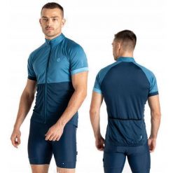 Koszulka rowerowa dla mężczyzn Dare2B DMT759. Niebieskie t-shirty sportowe męskie Dare 2b, m, bez ramiączek. W wyprzedaży za 144.45 zł.