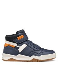 Geox Sneakersy J Perth Boy J367RF 0MEMS C4002 M Granatowy. Niebieskie trampki i tenisówki chłopięce Geox, bez wzorów, ze skóry, bez zapięcia. Za 212.99 zł.