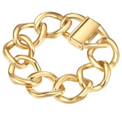 Lulu & Jane Bransoletka Stop metali Żółte złoto Bransoletki 1 ct Damski. Żółte bransoletki damskie Lulu & Jane, pozłacane. Za 169.99 zł.