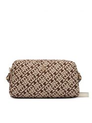 Tommy Hilfiger Torebka Th Grace Camera Bag Jacquard AW0AW18864 Brązowy. Brązowe listonoszki damskie Tommy Hilfiger, bez wzorów, z materiału, bez dodatków. Za 489.99 zł.