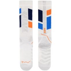 Skarpetki Buff THERMONET® OVER THE CALF SOCKS TO WHISPER. Niebieskie skarpetki damskie Buff, bez wzorów, z puchu. Za 149.90 zł.