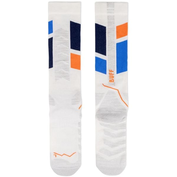 Skarpetki Buff THERMONET® OVER THE CALF SOCKS TO WHISPER. Niebieskie skarpetki damskie Buff, bez wzorów, z puchu. Za 149.90 zł.