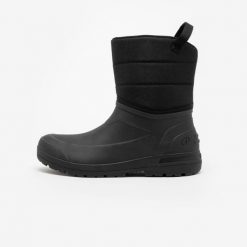 Second Life - Śniegowce turystyczne męskie Quechua NH100... - Stan Doskonały. Czarne buty zimowe męskie QUECHUA, na jesień, z materiału, bez zapięcia. Za 67.99 zł.