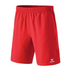 Spodenki Erima Club 1900 czerwone. Czerwone szorty męskie Erima, z materiału, bez kołnierzyka. Za 248.99 zł.