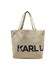 KARL LAGERFELD Torebka A1W50060 Beżowy. Brązowe torebki klasyczne damskie Karl Lagerfeld, bez wzorów, z materiału, bez dodatków. Za 239.99 zł.