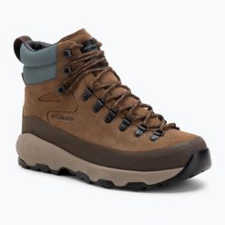 Buty trekkingowe męskie Columbia Newton Alpine PT. Brązowe buty trekkingowe męskie Columbia, bez zapięcia. Za 435.69 zł.