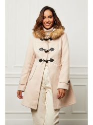 Coats Selection Płaszcz przejściowy w kolorze kremowym rozmiar: XXL. Brązowe płaszcze damskie Coats Selection, xxl, bez wzorów, klasyczne. Za 149.31 zł.