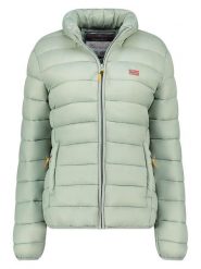 Geographical Norway Kurtka pikowana "Atikolor" w kolorze jasnozielonym rozmiar: XXL. Zielone kurtki damskie Geographical Norway, xxl, bez wzorów, bez kaptura. Za 144.92 zł.