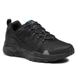 Buty trekkingowe męskie SKECHERS ESCAPE PLAN 2.0 wysokie skóra. Czarne buty trekkingowe męskie Skechers, ze skóry, bez zapięcia. Za 259.00 zł.