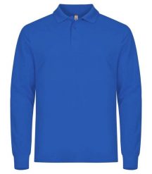 Clique Manhattan L/S Męska koszulka polo z długim rękawem Royal Blue. Niebieskie koszulki męskie z długim rękawem CLIQUE, l, z bawełny. Za 135.29 zł.