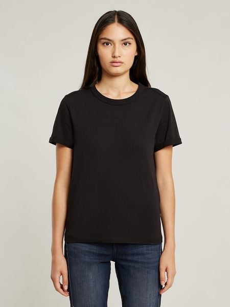G-Star Koszulka w kolorze czarnym rozmiar: S. Czarne bluzki damskie G-Star, s, bez wzorów, z bawełny, retro, bez kołnierzyka, bez ramiączek. Za 61.02 zł.