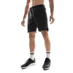 Krótkie spodenki fitness męskie Stellar. Czarne szorty męskie SIROKO, m, z elastanu, na fitness i siłownię. Za 169.00 zł.