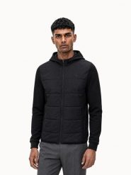 Kurtka z kapturem Le Coq Sportif Essential Hybride N°1. Niebieskie kurtki treningowe męskie Le Coq Sportif, l, bez wzorów, ze skóry. Za 592.00 zł.