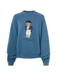 Polo Ralph Lauren Bluza Kobiety Bawełna niebieski, L. Niebieskie bluzy bez kaptura damskie Polo Ralph Lauren, l, z bawełny. Za 1,299.95 zł.