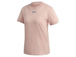 Koszulka damska ADIDAS TEE 28. Brązowe t-shirty damskie Adidas, l, bez wzorów, z bawełny, bez kołnierzyka. Za 119.00 zł.
