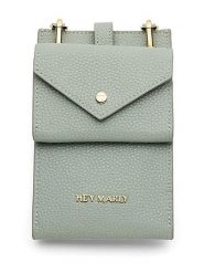 Hey Marly Torebka "Mobile" w kolorze zielonym na telefon - 11,2 x 1,5 x 17,5 cm rozmiar: onesize. Zielone torebki klasyczne damskie Hey Marly, bez wzorów, z materiału, bez dodatków. Za 230.59 zł.