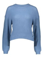 Pepe Jeans Sweter w kolorze błękitnym rozmiar: S. Niebieskie swetry klasyczne damskie Pepe Jeans, s, z bawełny, bez kołnierzyka. Za 161.34 zł.
