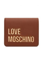 LOVE MOSCHINO Portfel JC5612PP1NKD0312 Brązowy. Brązowe portfele damskie Love Moschino, bez wzorów, ze skóry. Za 319.99 zł.