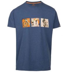 Męska Koszulka Kooten. Niebieskie t-shirty sportowe męskie Trespass, m, z bawełny, bez ramiączek, rowerowe. Za 79.99 zł.