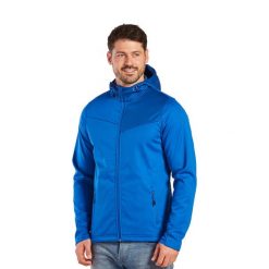 Kurtka Erima Softshell Performance. Niebieskie kurtki męskie Erima, xl, bez wzorów, z materiału, bez kaptura. W wyprzedaży za 157.00 zł.