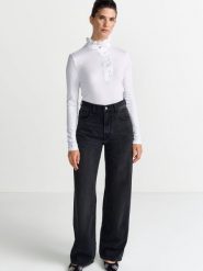 Rich & Royal Damska koszulka z długim rękawem - Mat Mix Kobiety Lyocell biały jednolity, L. Białe t-shirty damskie Rich & Royal, l, bez wzorów, z dżerseju, bez kołnierzyka. Za 379.95 zł.