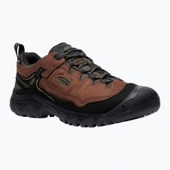 Buty trekkingowe męskie KEEN Targhee IV WP. Brązowe buty trekkingowe męskie Keen, bez zapięcia, trekkingowe. Za 519.99 zł.