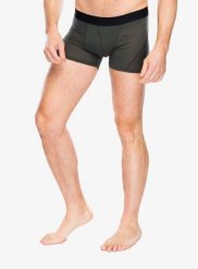 Bokserki termoaktywne męskie Sensor Merino Air Boxers. Szare bokserki męskie Sensor, bez wzorów, z materiału. Za 153.99 zł.