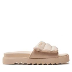 Klapki Big Star Shoes. Brązowe klapki damskie BIG STAR SHOES, bez wzorów, bez obcasa. Za 69.99 zł.