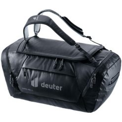 Torba podróżna Deuter Duffel Pro 60. Czarne torebki klasyczne damskie Deuter, bez wzorów, z materiału, bez dodatków. Za 549.99 zł.