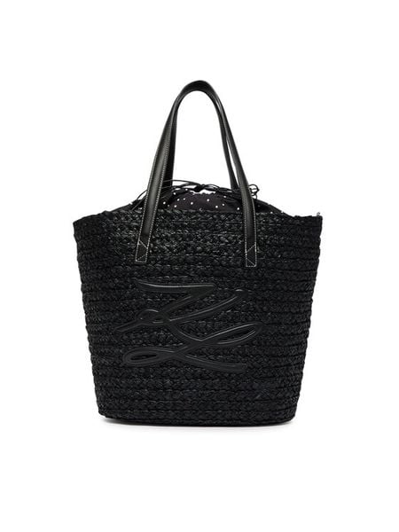 KARL LAGERFELD Torebka B3W46041 Czarny. Czarne torebki klasyczne damskie Karl Lagerfeld, bez wzorów, ze skóry, bez dodatków. Za 849.99 zł.