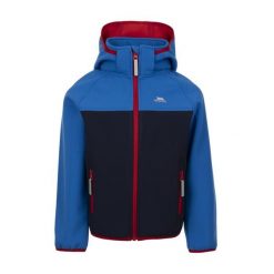 Trespass Hanbury- Kurtka softshell unisex granatowa. Brązowe kurtki damskie Trespass, bez wzorów, z softshellu, sportowe, bez kaptura. Za 186.83 zł.