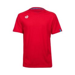 Koszulka Arena Team T-Shirt Panel. Czerwone t-shirty damskie Arena, bez wzorów, bez kołnierzyka. Za 99.00 zł.
