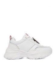 My Little Pony Sneakersy CEO-CP76-AW26-300MLP Biały. Białe buty sportowe dziewczęce My Little Pony, bez wzorów, ze skóry, bez zapięcia. Za 149.99 zł.