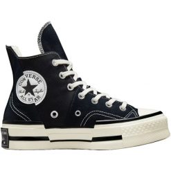 Trampki Converse Chuck 70 Plus. Czarne trampki i tenisówki męskie Converse, bez wzorów, z materiału, bez zapięcia. Za 471.10 zł.