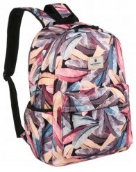 Plecak damski Peterson PTN 77702 print pióra. Plecaki damskie Peterson, bez wzorów. Za 67.99 zł.