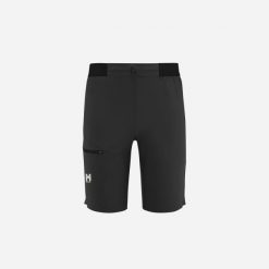 Spodenki trekkingowe męskie Millet Wanaka Fast Short M active fit. Niebieskie szorty męskie Millet, bez kołnierzyka. Za 319.00 zł.