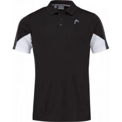 Koszulka polo męska CLUB 22 Tech. Czarne koszulki polo męskie HEAD, m, bez wzorów, z materiału, bez ramiączek. Za 159.99 zł.