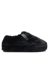 Calvin Klein Jeans Kapcie Home Anke Slipper Wn Fur YW0YW01596 Czarny. Czarne kapcie damskie Calvin Klein Jeans, z jeansu. Za 289.99 zł.