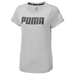 T-shirt z krótkim rękawem damski Puma ESS. Białe t-shirty damskie Puma, s, bez wzorów, bez kołnierzyka. Za 67.99 zł.