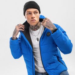 Kurtka puchowa Lifestyle męska Siroko Globe wodoodporna. Niebieskie kurtki męskie SIROKO, m, bez wzorów, z puchu, bez kaptura. W wyprzedaży za 212.00 zł.