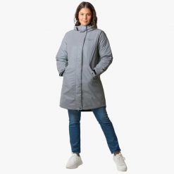 Parki Wędrówki Kobieta Glow Izolacja. Szare parki damskie SWEDEMOUNT, m, bez wzorów, z materiału. Za 259.99 zł.