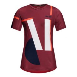 Koszulka sportowa z krótkim rękawem geometryczny wzór CEP damska. Białe bluzki sportowe damskie CEP, m, bez wzorów, bez ramiączek. Za 249.00 zł.