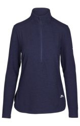 Trespass Kansas - damska koszulka sportowa z długim rękawem Navy Marl. Niebieskie topy sportowe damskie Trespass, s, bez wzorów, bez ramiączek. Za 208.99 zł.