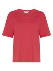 MOSS COPENHAGEN Koszulka "Melea Icon" w kolorze czerwonym rozmiar: XS/S. Czerwone bluzki damskie MOSS COPENHAGEN, s, bez wzorów, z bawełny, bez kołnierzyka. Za 65.69 zł.