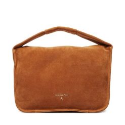 Torebka Patrizia Pepe. Brązowe torebki klasyczne damskie Patrizia Pepe, bez wzorów, bez dodatków. Za 1,179.00 zł.