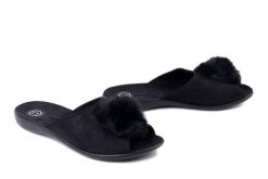 BEFADO 255D 013 czarny, kapcie damskie. Czarne kapcie damskie Befado. Za 64.99 zł.