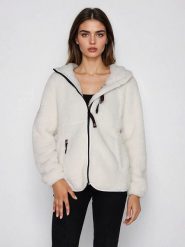 CANADA weather gear Kurtka polarowa w kolorze białym rozmiar: XL. Białe kurtki damskie CANADA weather gear, xl, bez wzorów, z polaru, bez kaptura. Za 130.99 zł.